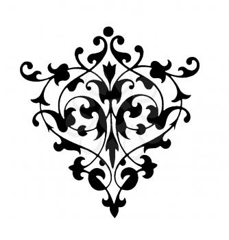 Royalty Free Clipart Image of a Graphic Accent