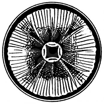 Royalty Free Clipart Image of a Disc