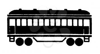 Royalty Free Clipart Image of a Street Car