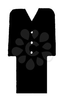 Royalty Free Clipart Image of a Dress
