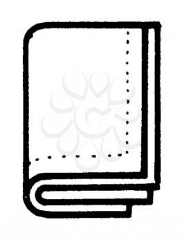 Royalty Free Clipart Image of a Blanket
