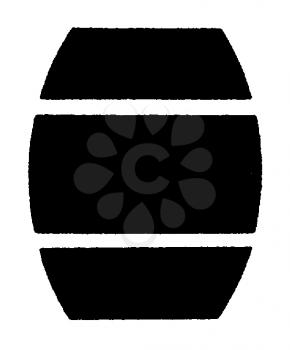 Royalty Free Clipart Image of a Barrel