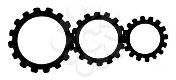 Royalty Free Clipart Image of a Gears