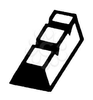 Royalty Free Clipart Image of a Block