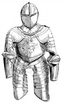 Royalty Free Clipart Image of Armour