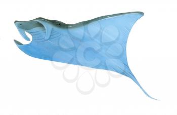 Royalty Free Clipart Image of a Stingray Fish 