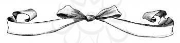 Royalty Free Clipart Image of a Bow