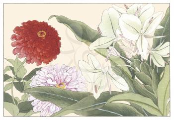 Dover Collection : Japanese Woodblock Flower Prints