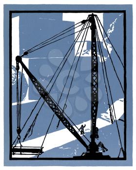 Cranes Illustration