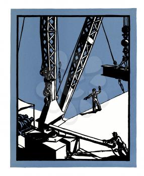 Cranes Illustration