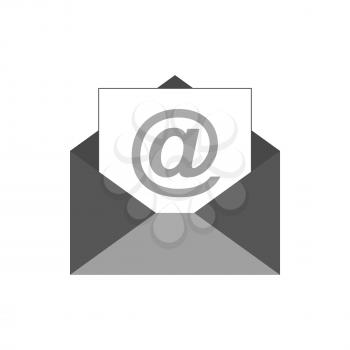 Email icon. Symbol in trendy flat style isolated on white background. Illustration element for your web site design, logo, app, UI.