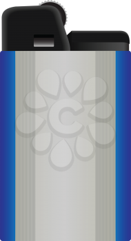 Illustration of a gas lighter on a white background