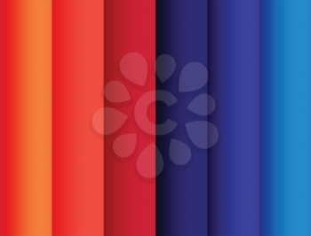 Illustration of a colored striped gradient background