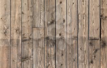 Old wooden plank texture background. Front view.