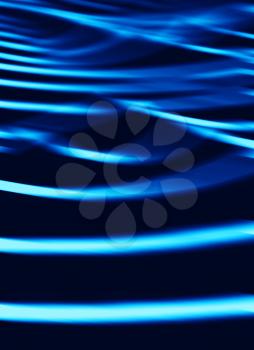 Vertical vibrant blue ocean waves blur abstraction background backdrop