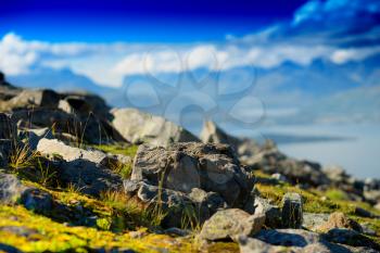 Mountain rocks landscape backgroundhd