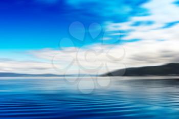 Norway islands in ocean abstract background hd