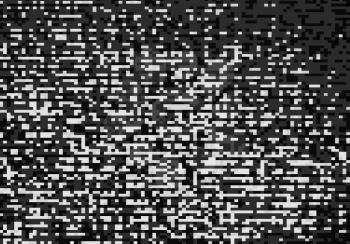 Black and white pixel mess illustration background hd