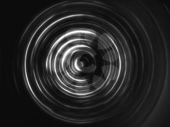 Black and white motion blur teleportation swirl background hd