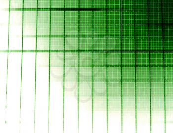 Horizontal green grid illustration background
