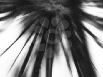 Vertical black and white motion blur abstraction backdrop