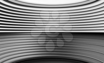 Horizontal black and white curved panels illustration background hd