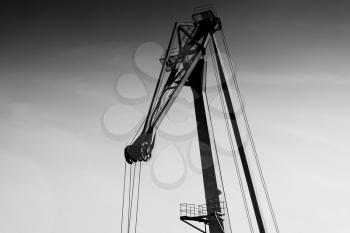 Industrial crane background hd