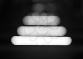 Horizontal black and white lamps background hd