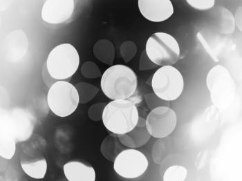 Horizontal vibrant black and white huge bokeh abstraction background backdrop