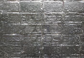 Black and white dirty grunge brick wall texture background
