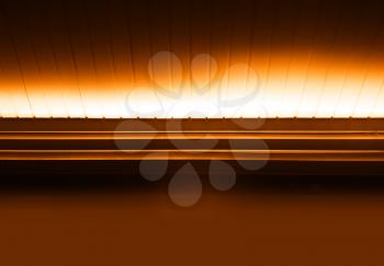 Orange futuristic minial lines abstract background