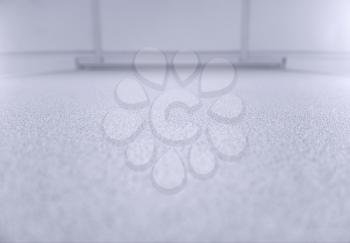 Horizontal white floor texture bokeh background