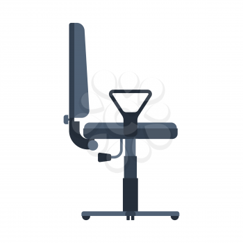 Office armchair isolated. chair for working at computer. Office furniture
