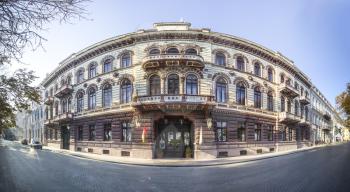 Odessa, Ukraine - 09.11.2018. Luxury hotel Londonskaya in the historic center of the Odessa city.
