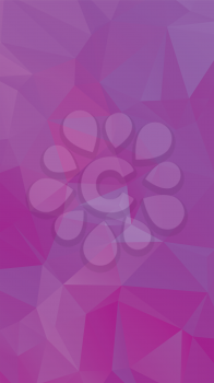 Shades of purple abstract polygonal geometric background -- low poly. Vector illustration