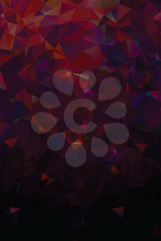 Dark violet abstract polygonal geometric background -- low poly. Vector illustration