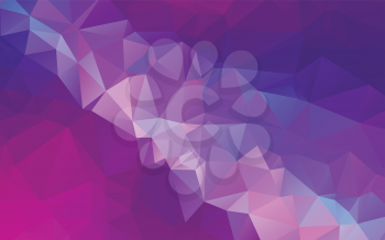 Vector Geometrical polygon abstract purple and lilac background. Vector illustration