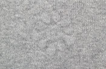Fabric gray knit woolen material for background
