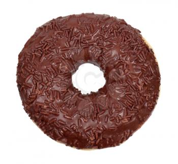Sprinkle doughnut isolated on white background