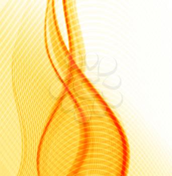 Vector illustration abstract orange, yellow and white background