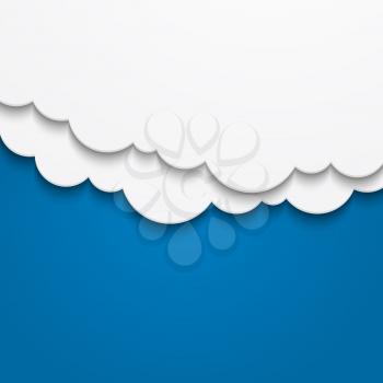 Abstract cloud background Vector illustration. EPS 10