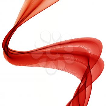 Vector illustration Abstract colorful background with red smoke wave