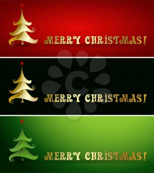 Vector Merry christmas tree background. EPS 10