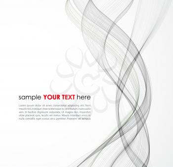 Vector Abstract gray lines background. Template brochure design