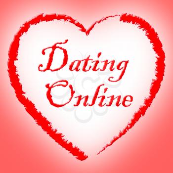 Dating Online Indicating Web Site And Dates