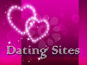 Dating Sites Showing Romance Sweetheart And Partner