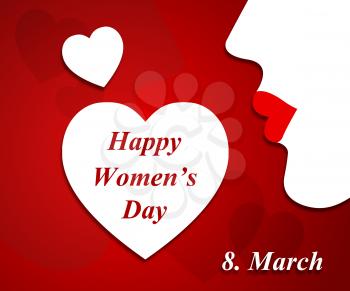 Womens Day Meaning Females Celebrate And Event