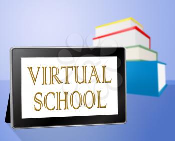 Virtual School Representing Web Site And University