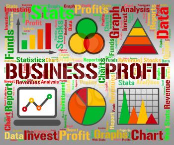 Business Profit Showing Infograph Investment And Corporate