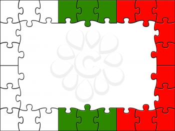 Bulgaria Jigsaw Showing Empty Space And European